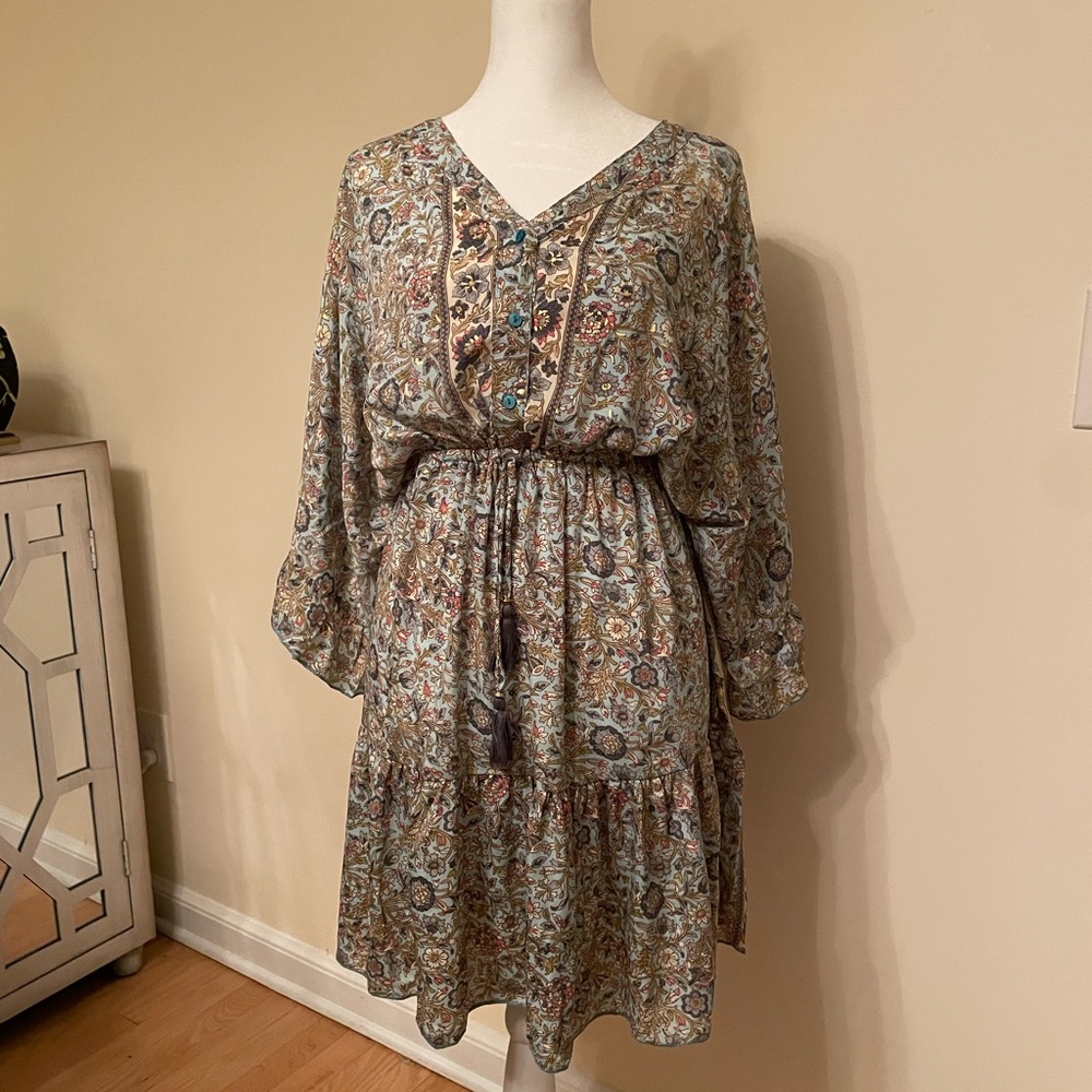 Floral Boho Dress by Paani sz L